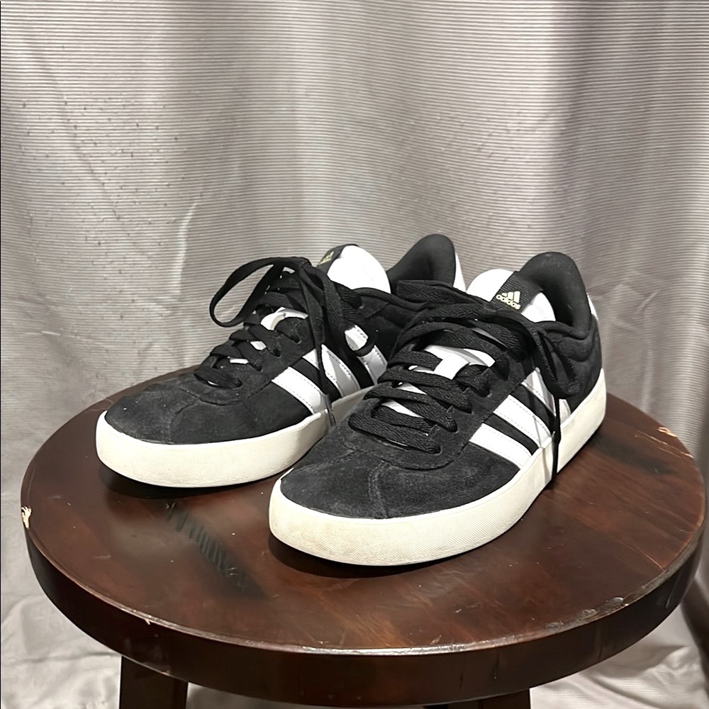 Adidas Classic Black and White Trainers